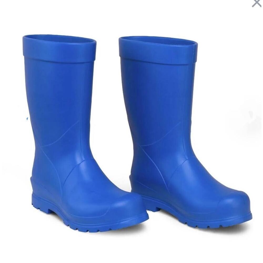 Sticky Shoes Boot is a long-shaft occupational boot, unisex BLUE 9.5M / 10.5M